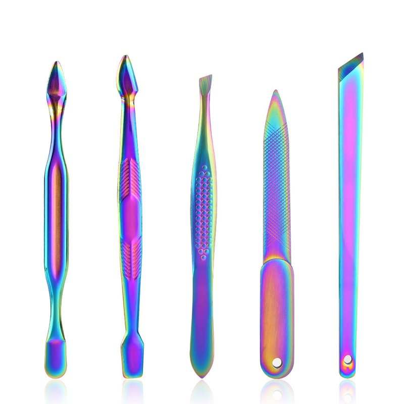 15-Piece Manicure Tool Set, Stainless Steel