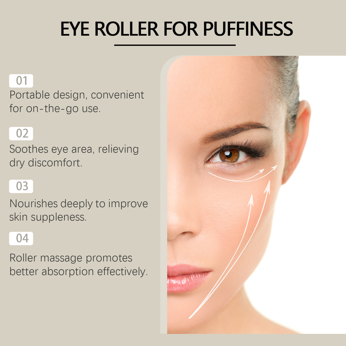 Eye Roll-On Serum 10ml - Nourishing & Moisturizing