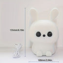 Color-Changing Silicone Night Light with Tap Control - USB Rechargeable Animal Shapes for Kids