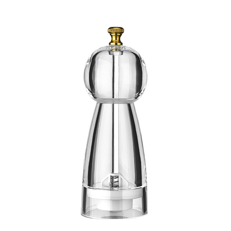 Manual Pepper Grinder with Acrylic or Stainless Steel Options - Kitchen Spice Mill
