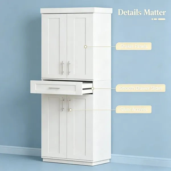 Storage Cabinet With Adjustable Shelves 30 Inches X 15.75 72 For