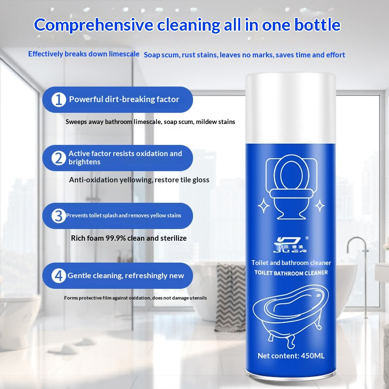 Multi-Purpose Foam Toilet and Bathroom Cleaner - Natural Scent, 450ml