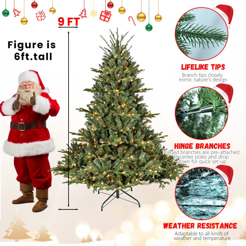 Artificial Christmas Tree - PE/PVC Mixed, Multiple Heights
