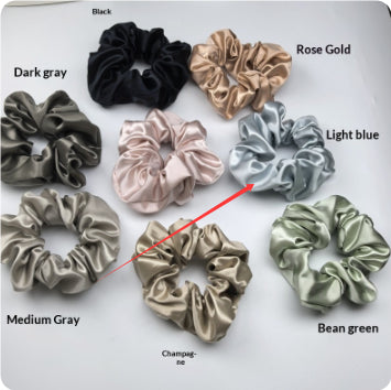 22mm Silk Hair Tie, Elastic Ponytail Holder