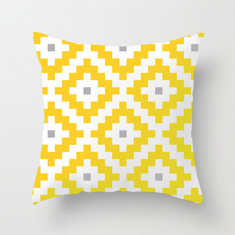 Soft Stripe Sofa Pillowcase - 45x45cm Home & Office Cushion Cover
