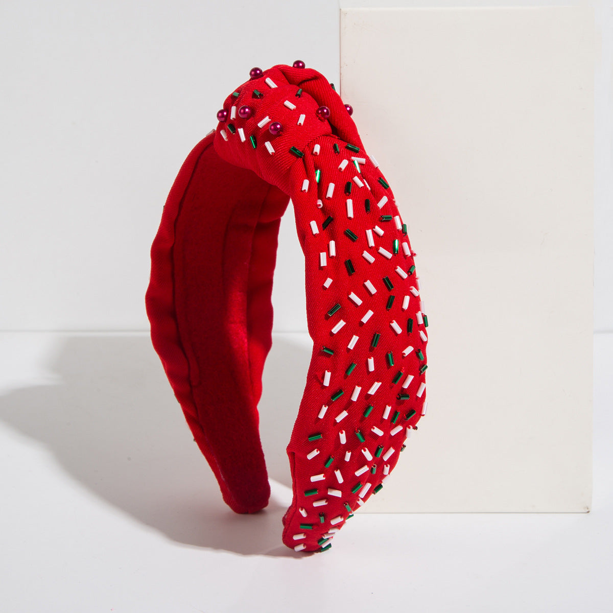 Fashion Hand-Stitched Glass Tube Headband with Temperament - Multiple Colors