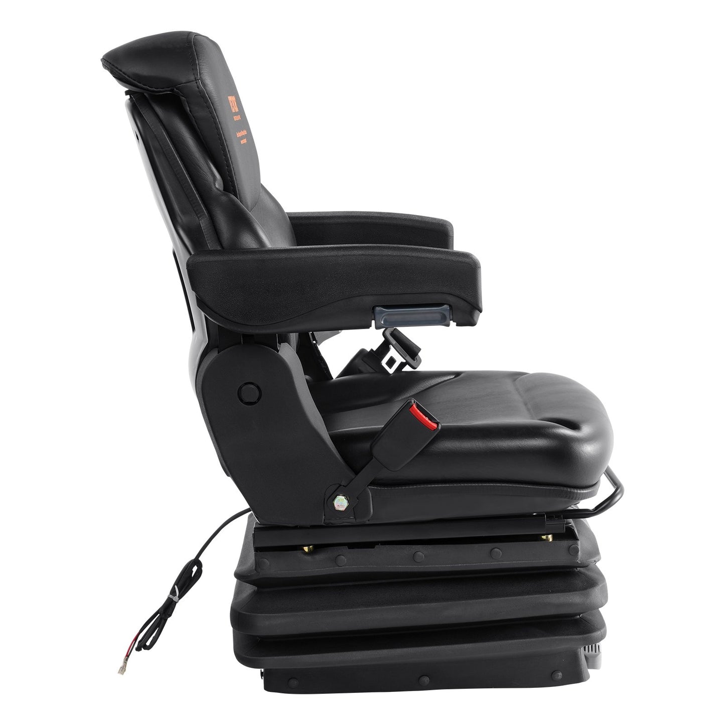 Universal Tractor Seat with Suspension, Adjustable Back & Armrests