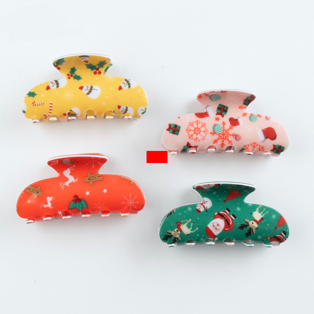 Cute Christmas Hair Clips - Multiple Colors