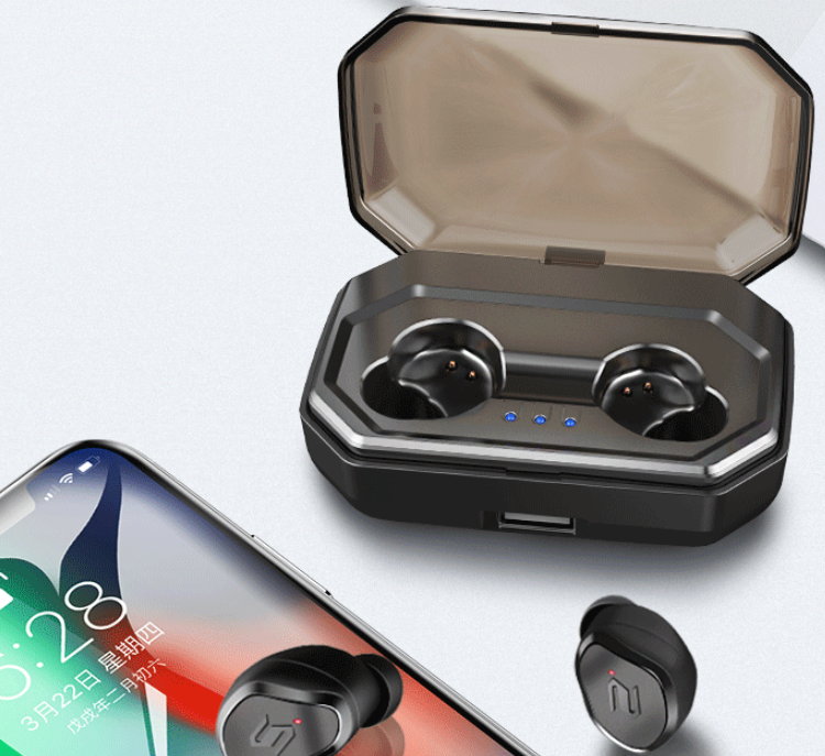 Bluetooth Wireless Headphones Stereo Earbuds with Call & Voice Control