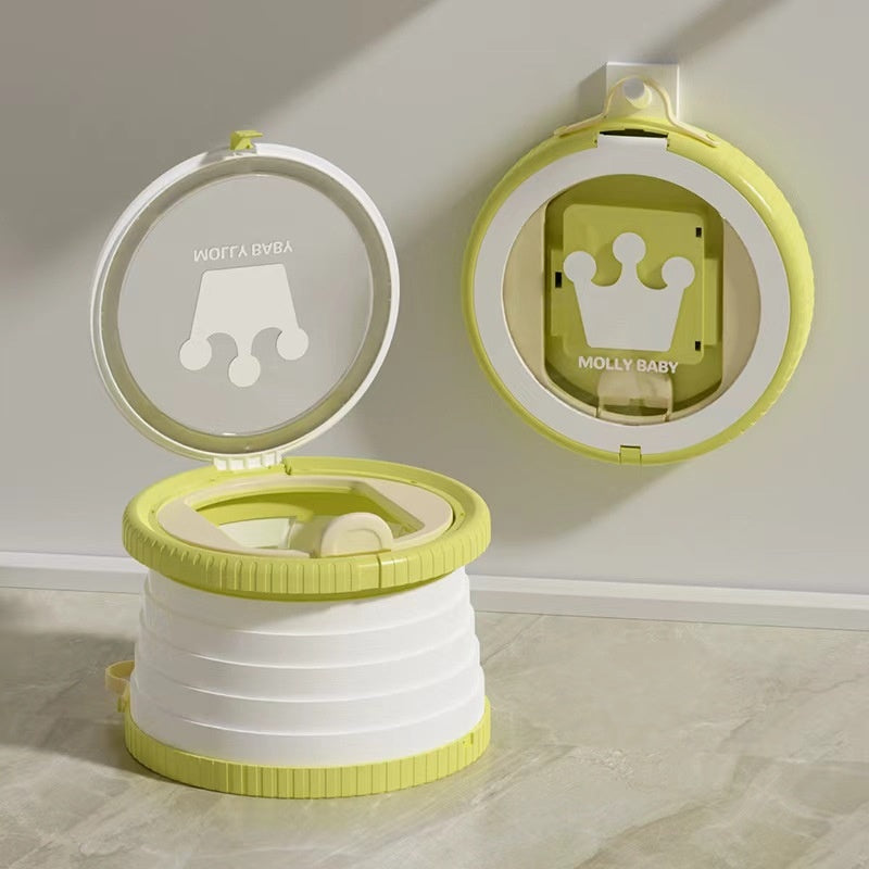 Children's Portable Folding Toilet & Urinal - Travel Bedpan for Kids