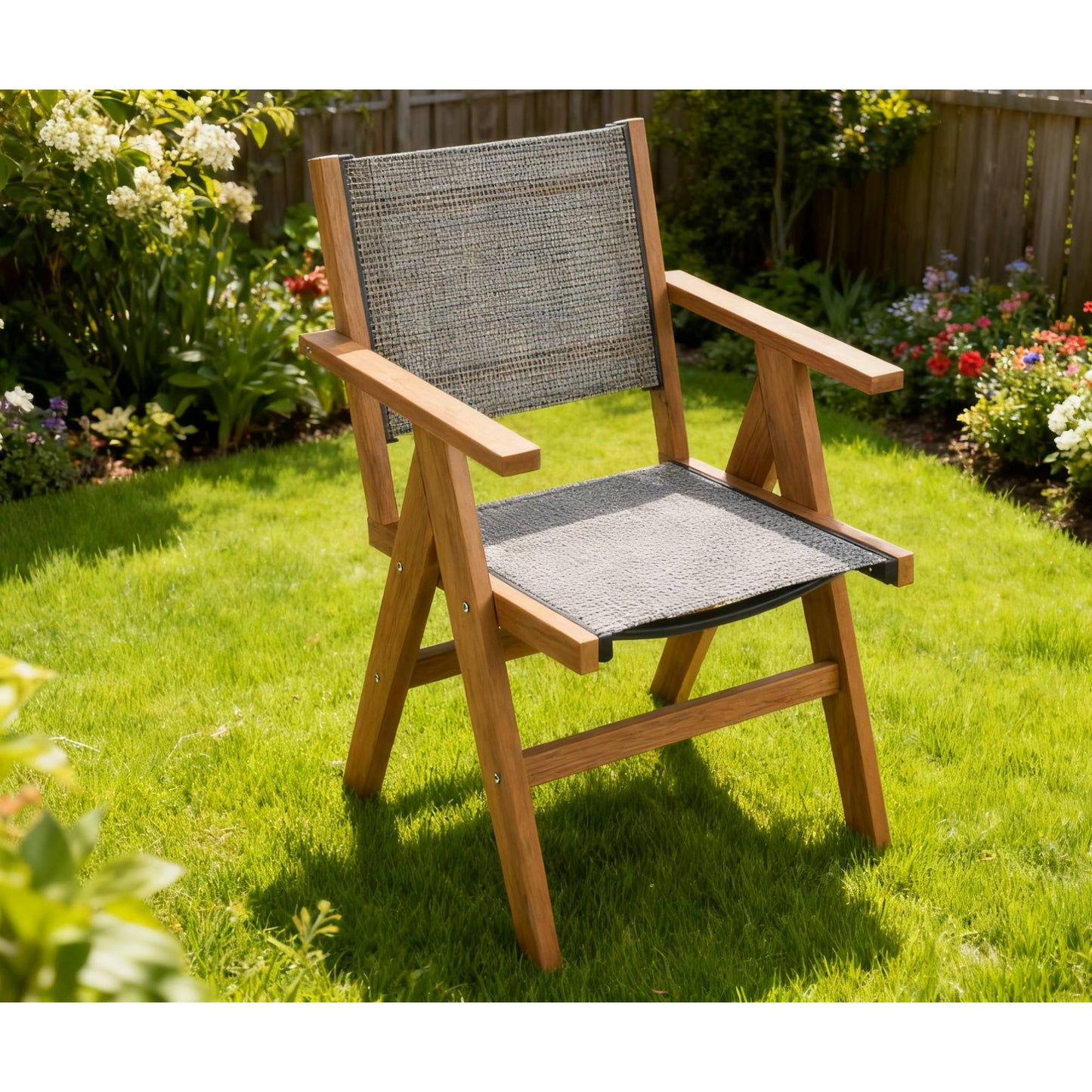 HIPS Outdoor Dining Chair Perfect For Patio Meal Togethers & Garden