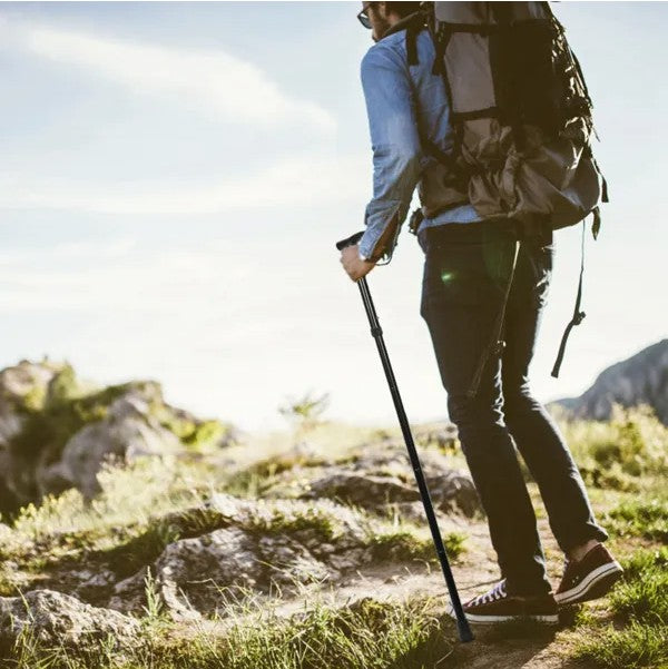 Adjustable Folding Cane for Hiking - Lightweight & Portable