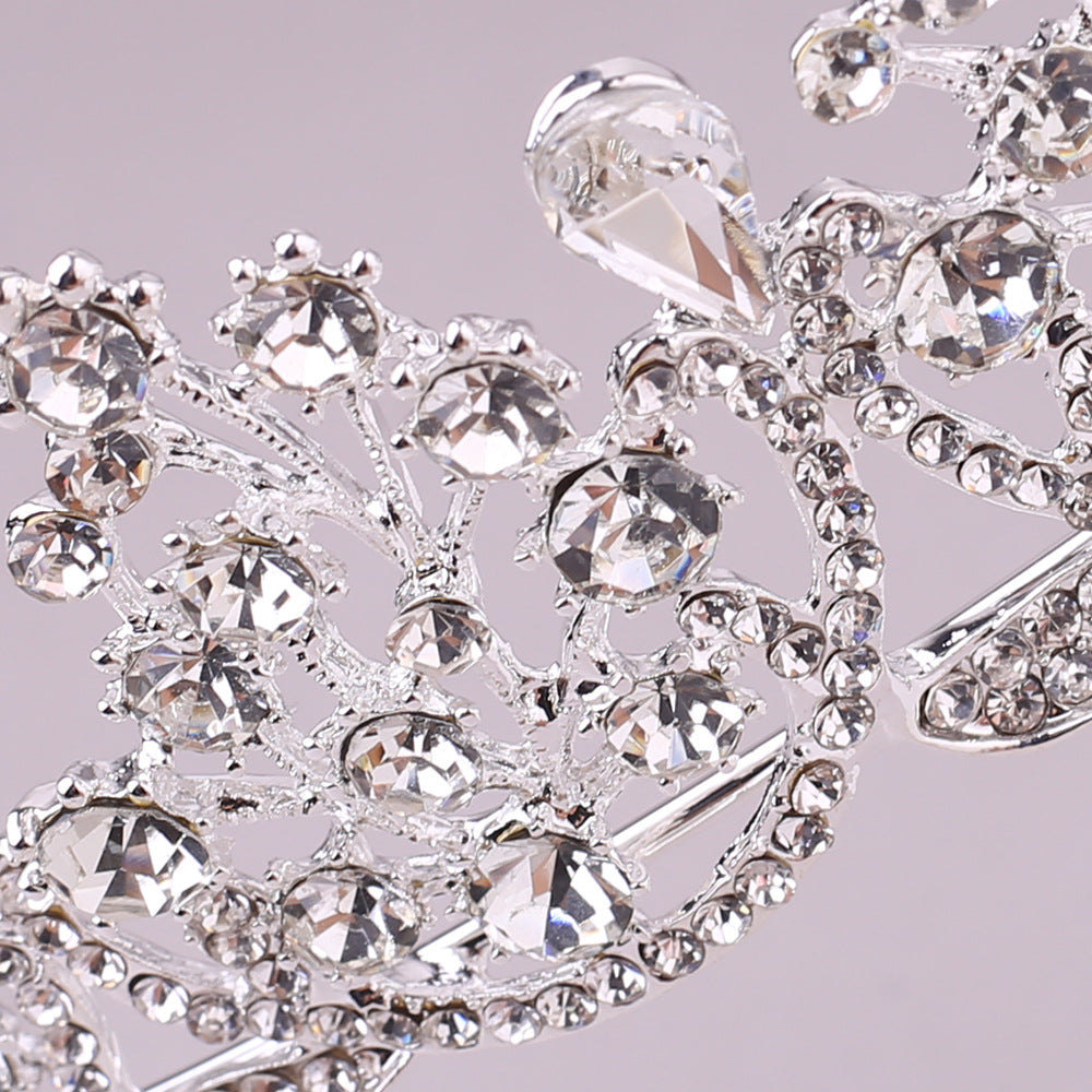 Baroque Rhinestone Bridal Tiara Crown