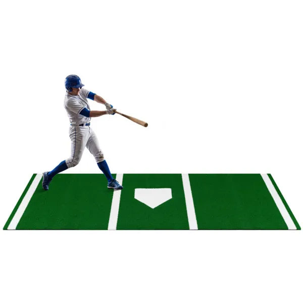 10ft x 3ft Softball Pitching Mat - Indoor & Outdoor Training Aid