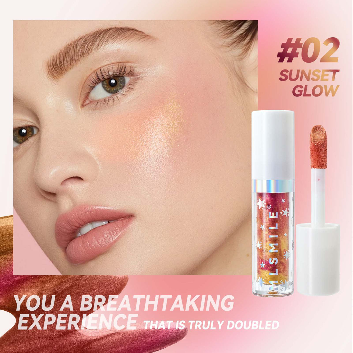 Marble Liquid Blush Brightening Face Makeup Rouge - Multiple Colors