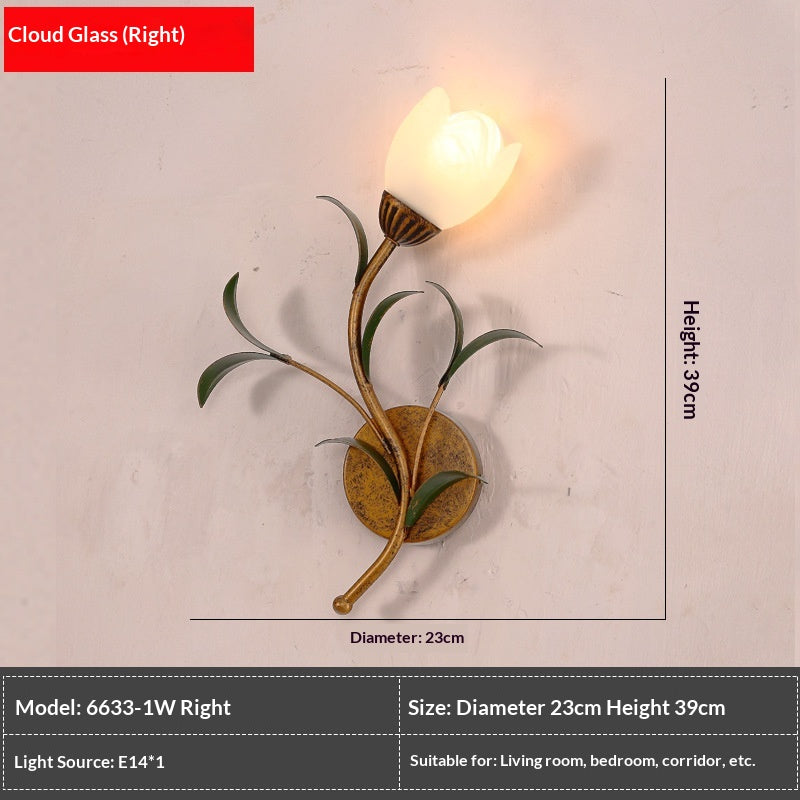 French-Style Modern Wall Sconce - Minimalist Living Room Lighting