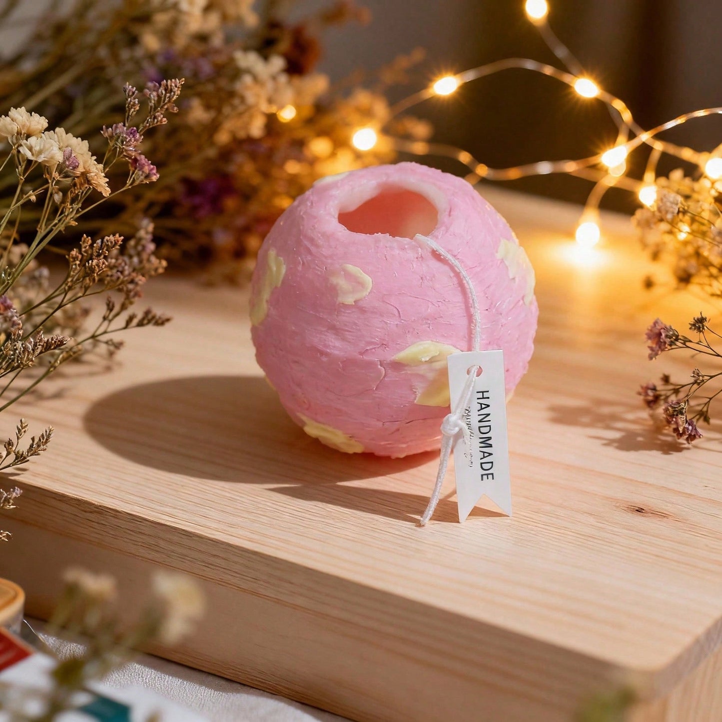 Rotating Globe Scented Candle - Hand Poured Decorative Wax