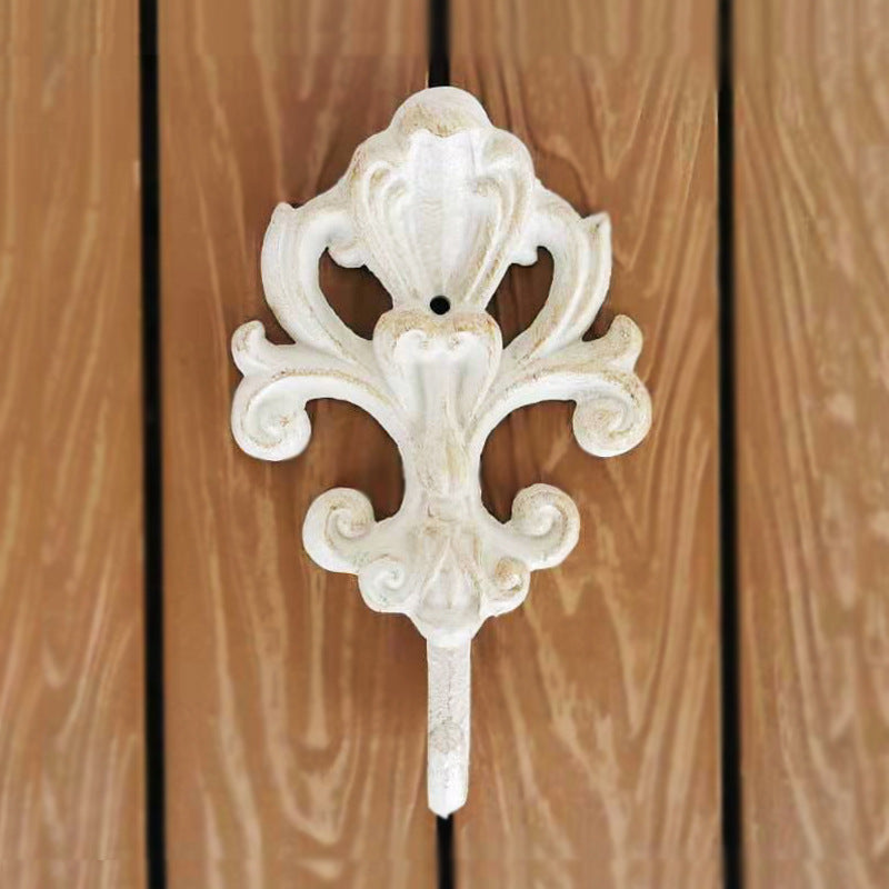European Style Retro Metal Wall Hook Set Outdoor Garden Decor