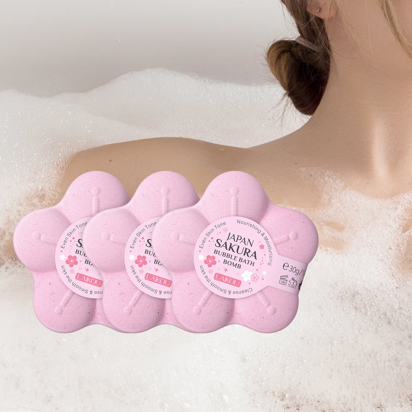 Cherry Blossom Bath Set 3-Piece Moisturizing & Cleansing Collection