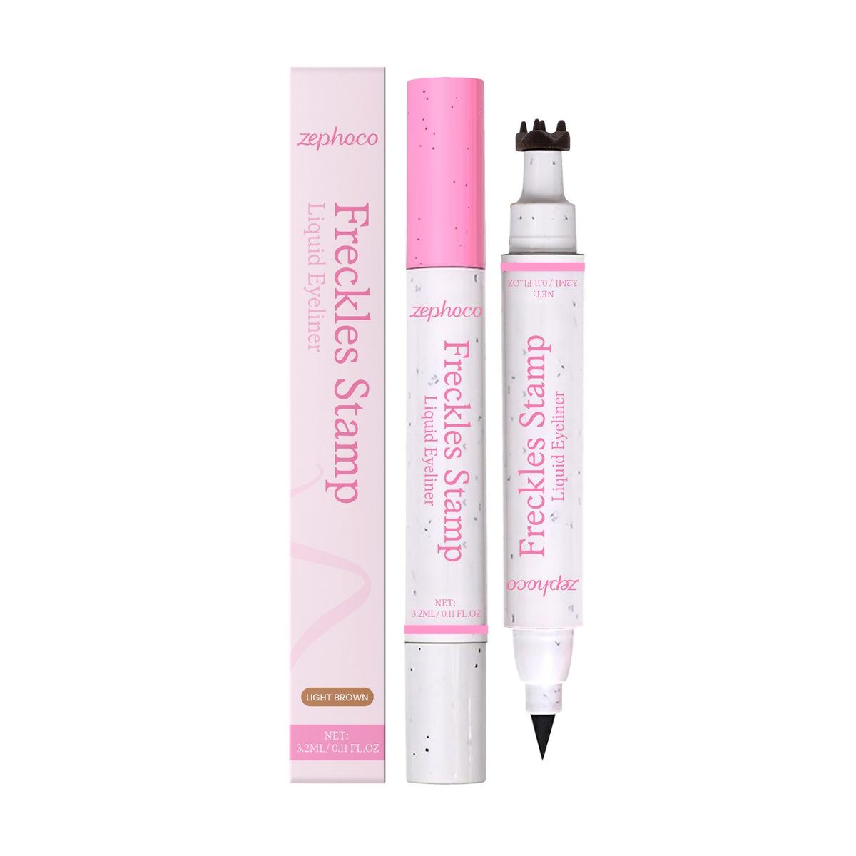 Freckles Stamp Liquid Eyeliner Light Brown - Water-Based Makeup Tool