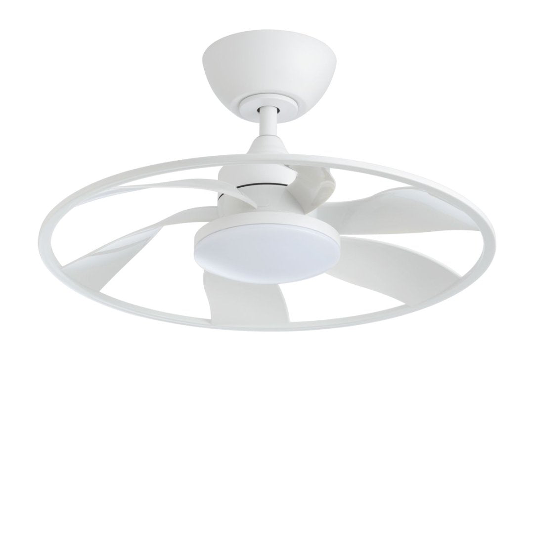 22-Inch LED Indoor Ceiling Fan with Dimmable Light and Multiple Speed Settings