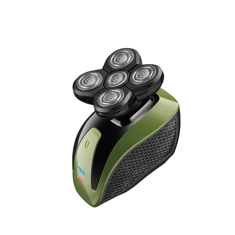 Multifunctional 6-in-1 Rechargeable Hair Clipper with Rotary Blades