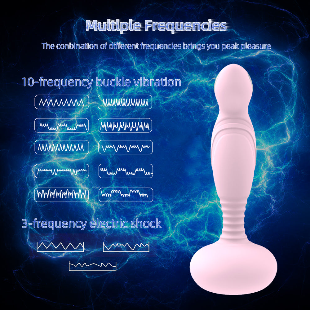 Rechargeable Liquid Silicone Wearable Butt Plug with Remote - Multiple Colors