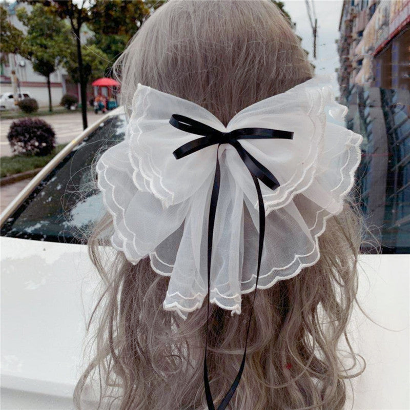 Sweet Bow Hair Clip Ponytail Hairpin - Multiple Styles