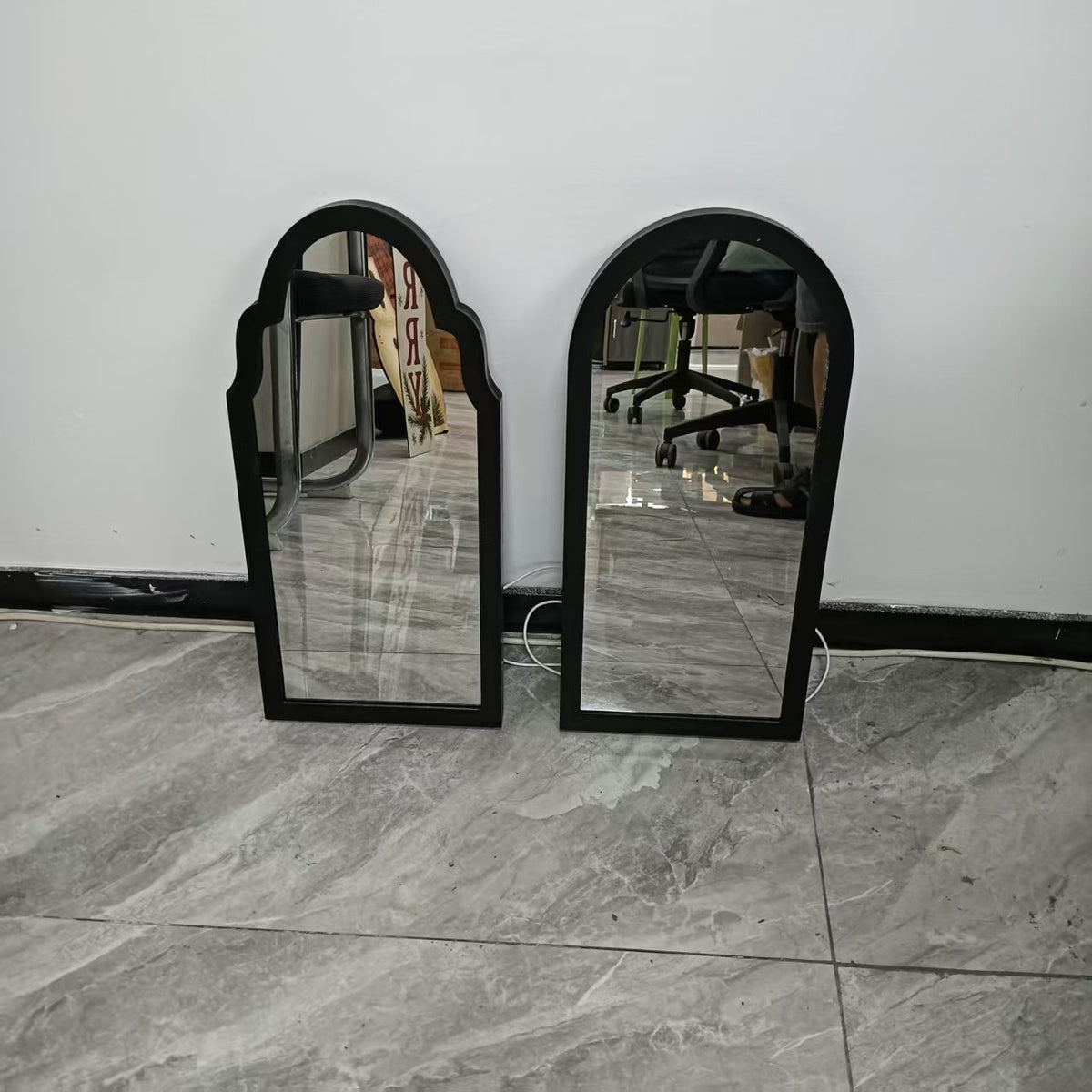 Ghost Holographic Mirror Halloween Decoration Multiple Styles & Sizes