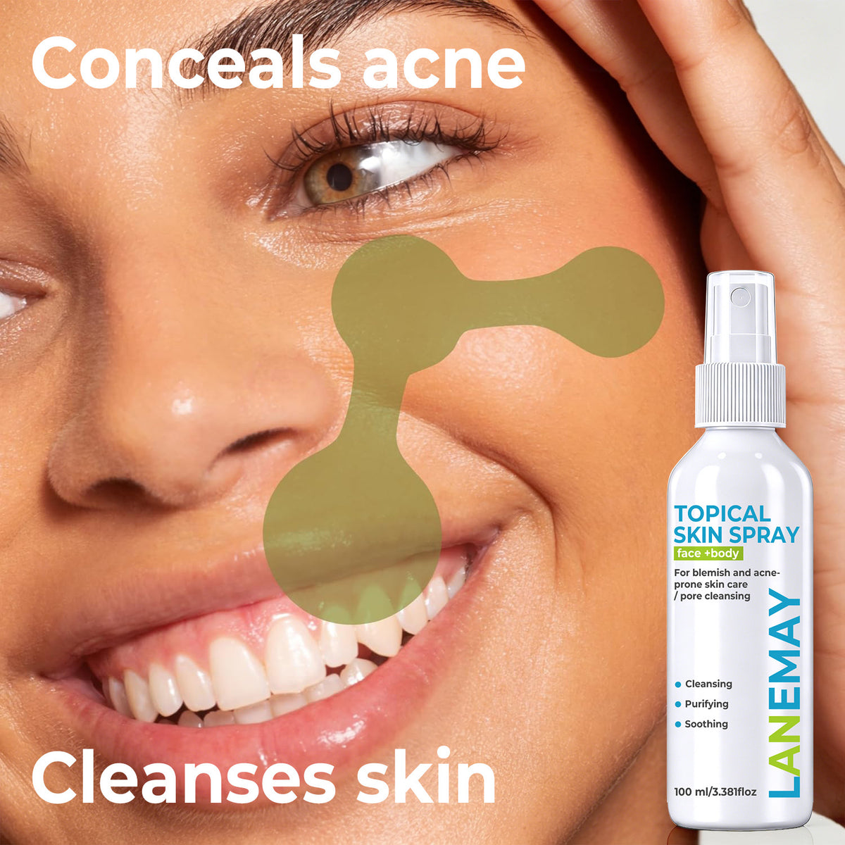 Pore-Clearing Facial & Back Oil-Control Spray 100ml