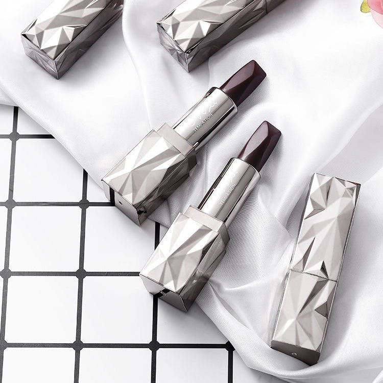Three-Color Matte Lipstick - Moisturizing Long-Lasting Lip Color