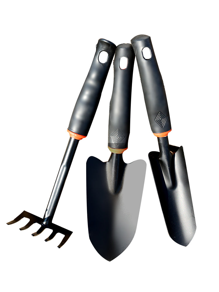 Thickened Gardening Tool Set for Planting Flowers & Vegetables - Durable Iron & Plastic Handles