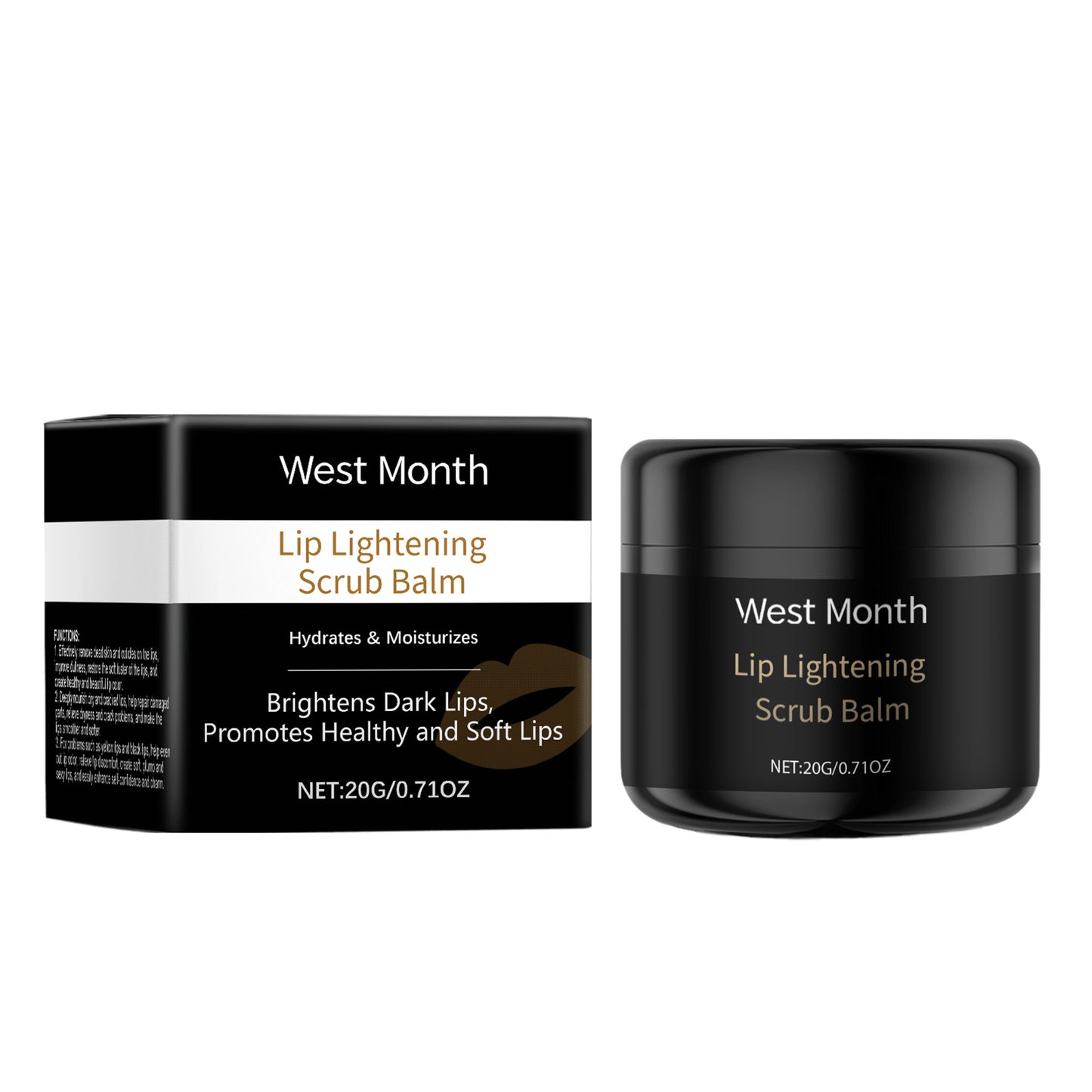 Exfoliating Lip Scrub with Hyaluronic Acid & Vitamin C - Moisturizing Treatment