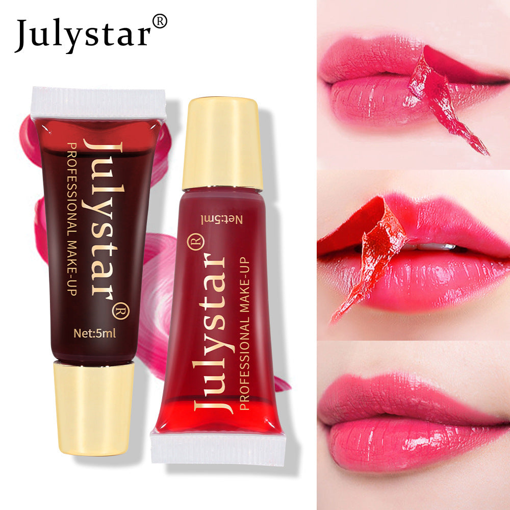 Matte Peel-Off Lip Stain - Long-Lasting Waterproof Lip Tattoo Tint