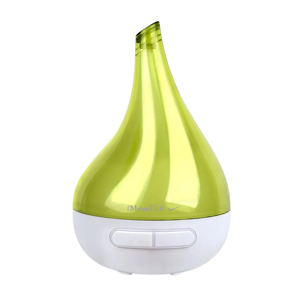 Drop-Shaped Ultrasonic Aroma Diffuser & Humidifier with 177ML Capacity - Green
