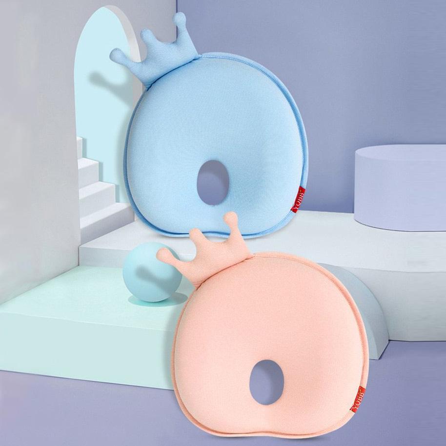 Baby Slow Rebound Styling Pillow - Newborn Support Cotton Cushion - Blue