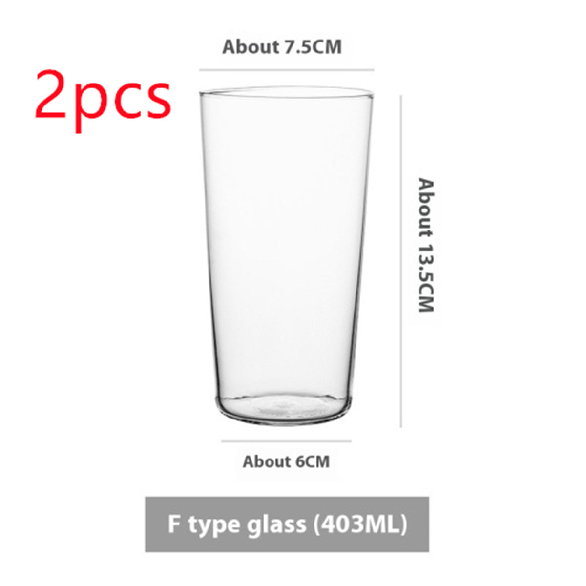 Simple Ins Style Handmade Crystal Glass Goblet - Multiple Variants