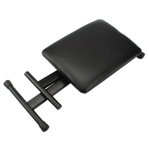 Adjustable Folding Piano Bench Stool - Black