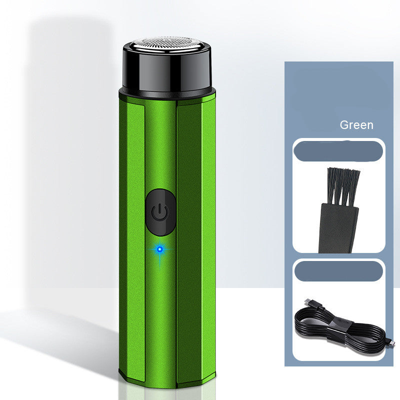 Mini Electric Shaver for Men - Rotary Head, Washable