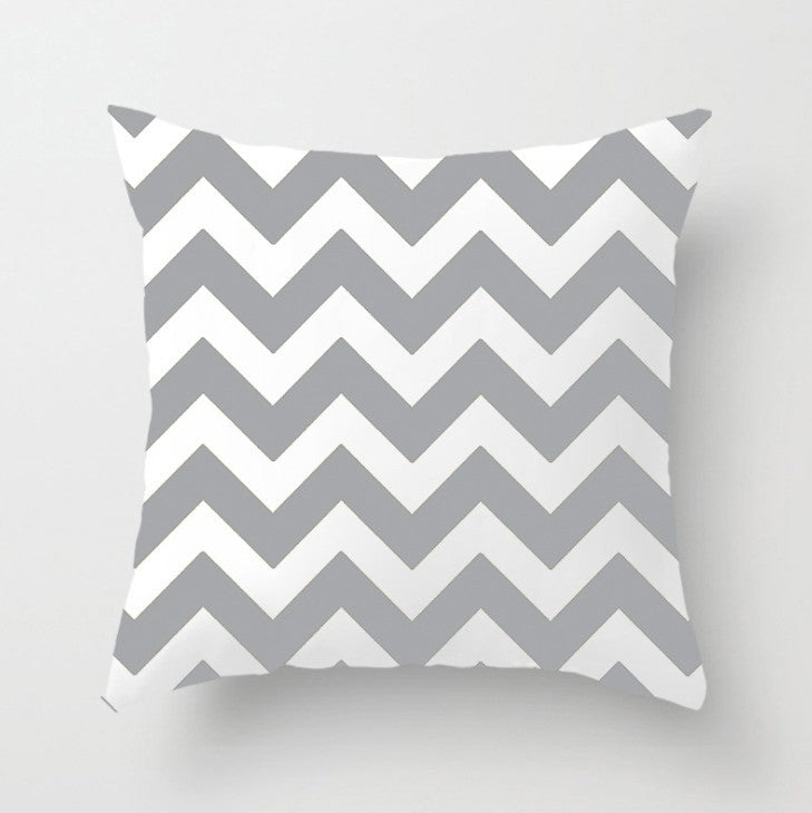 Soft Stripe Sofa Pillowcase - 45x45cm Home & Office Cushion Cover