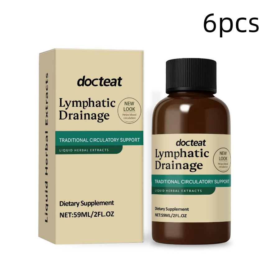 Lymphatic Drainage Support Liquid Drops - Herbal Extract, 2 FL OZ