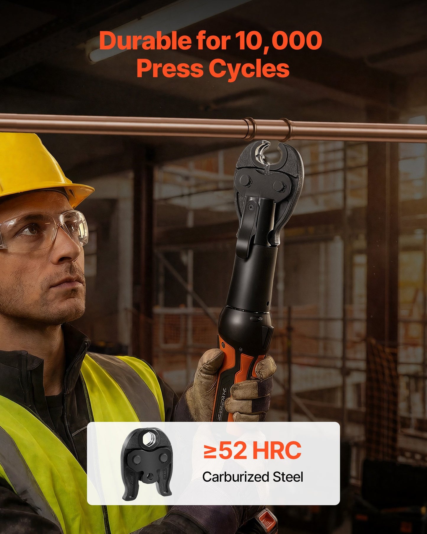 3/4 Inch ProPress Jaw for Compact Press Tools, Hardened Steel Fitting Tool