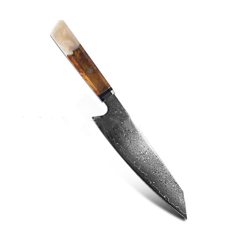 Chef's Knife for Japanese Cuisine - Damascus Steel, 34.7cm