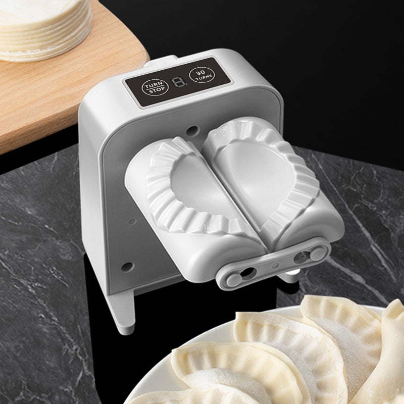 Automatic Dumpling Maker Machine - Easy Kitchen Dumpling Tool, White