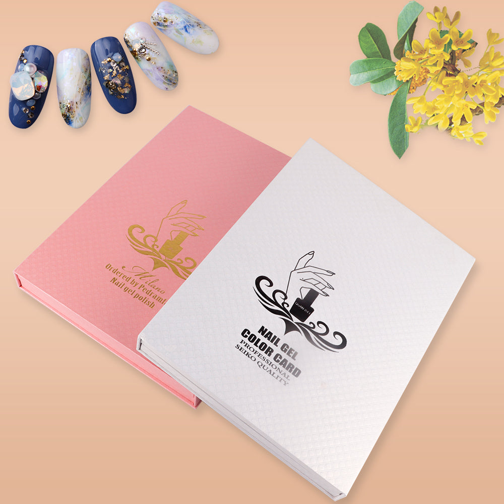 Nail Polish Color Card Book - 216 Colors
