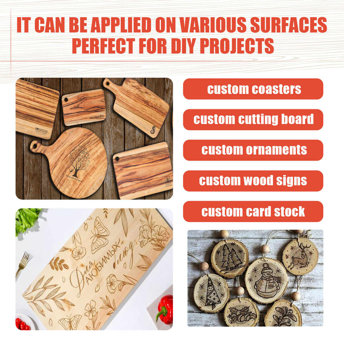 Wood Burning Pen Set for Kids DIY Pyrography - Custom Wood Marker Kit