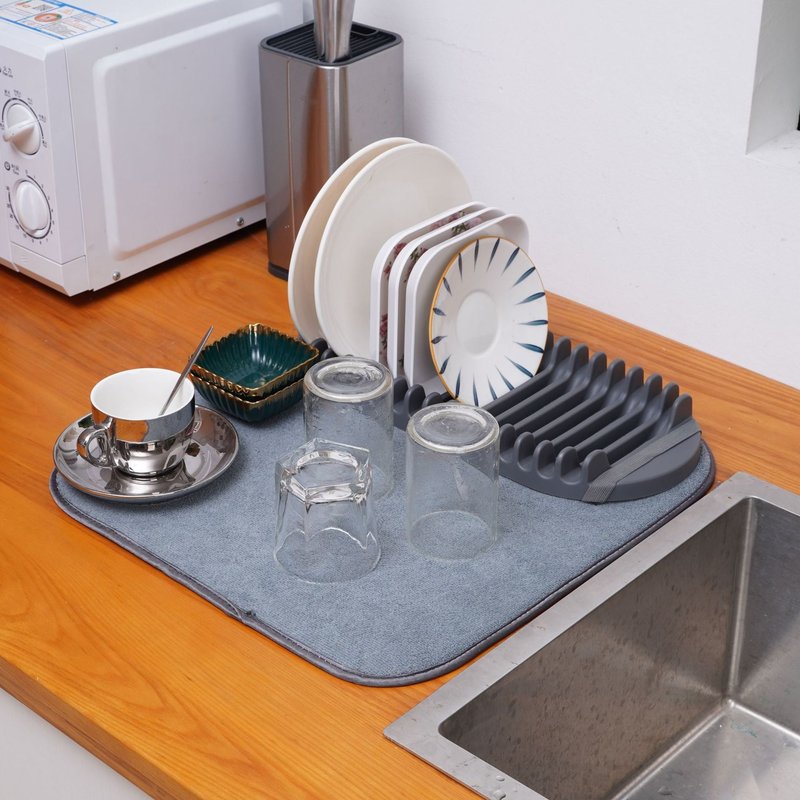 Hanging Kitchen Dish Draining Rack Plastic Storage Organizer