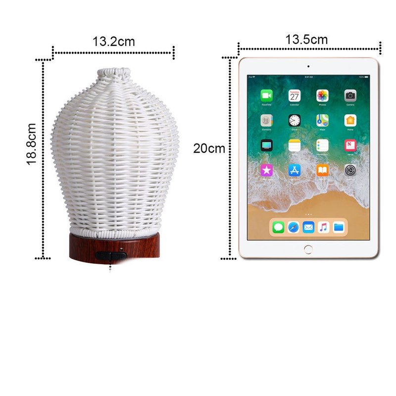 Creative Humidifier with Weaving Shell 150ML Floral Scent Diffuser