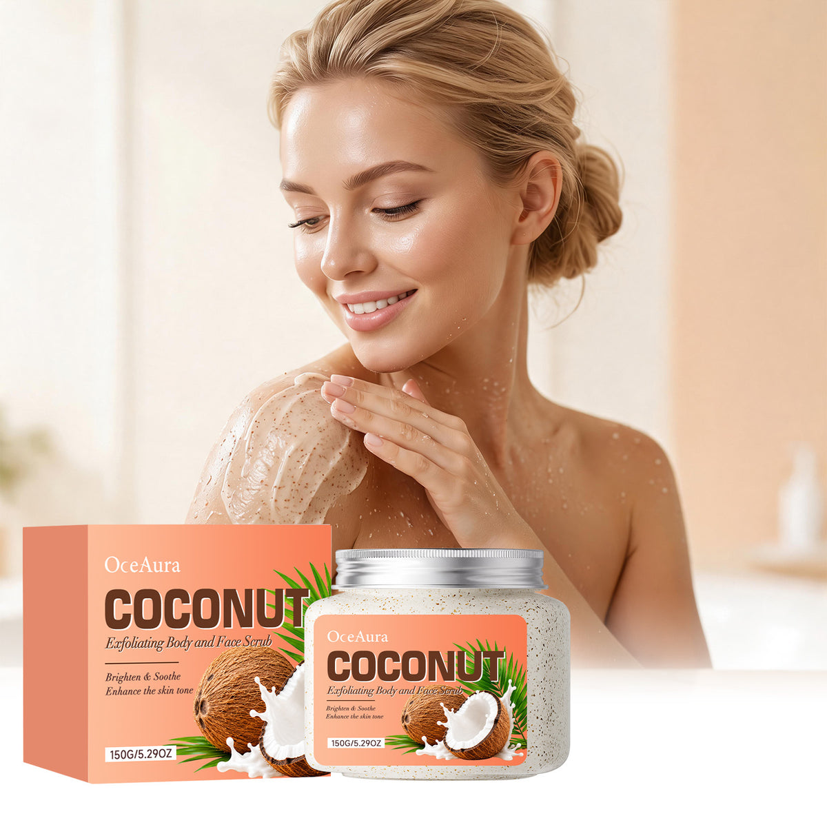 Exfoliating Body Scrub - 150g Gentle Brightening