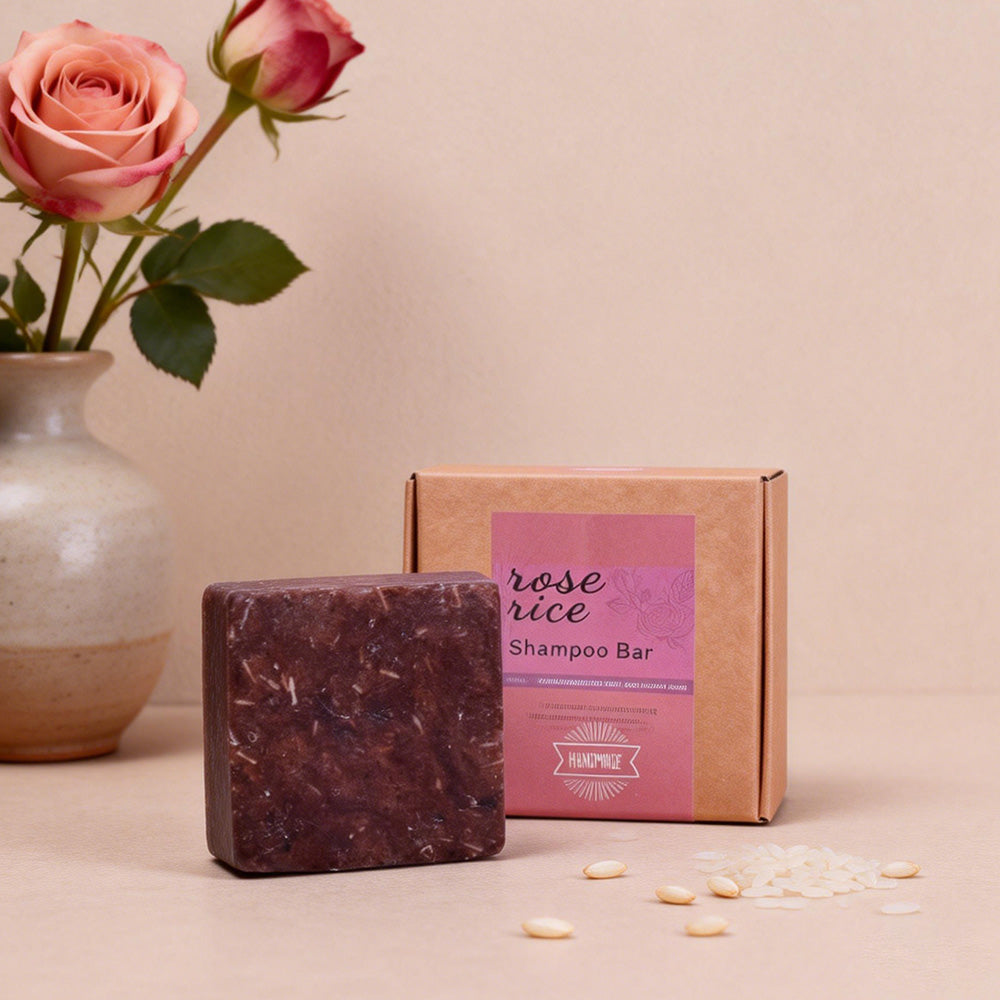 Rose Rice Shampoo Bar – 90g